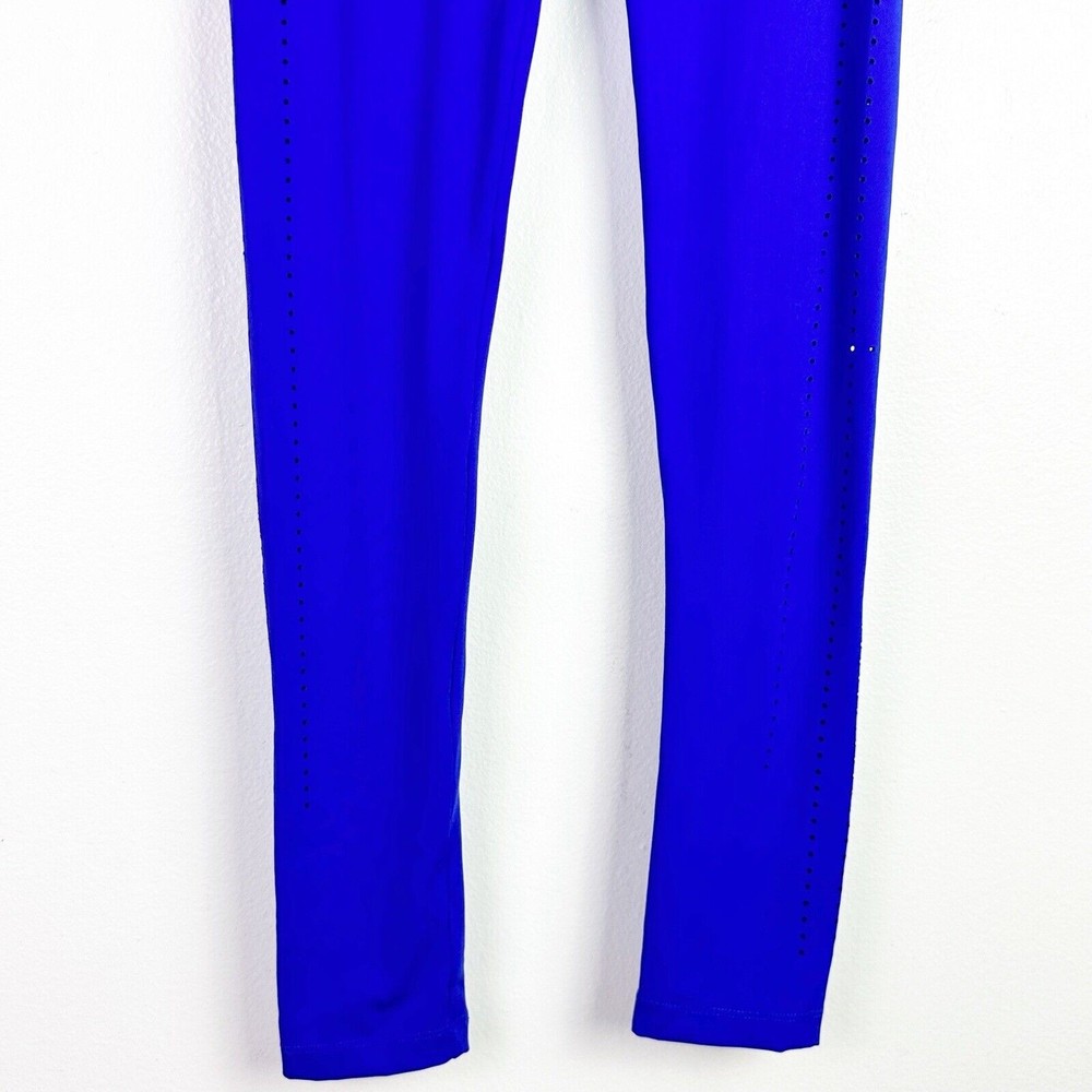 Gymshark Dry Laser Cut Leggings Blue XS Cobalt Royal Blue - Picture 4 of 11